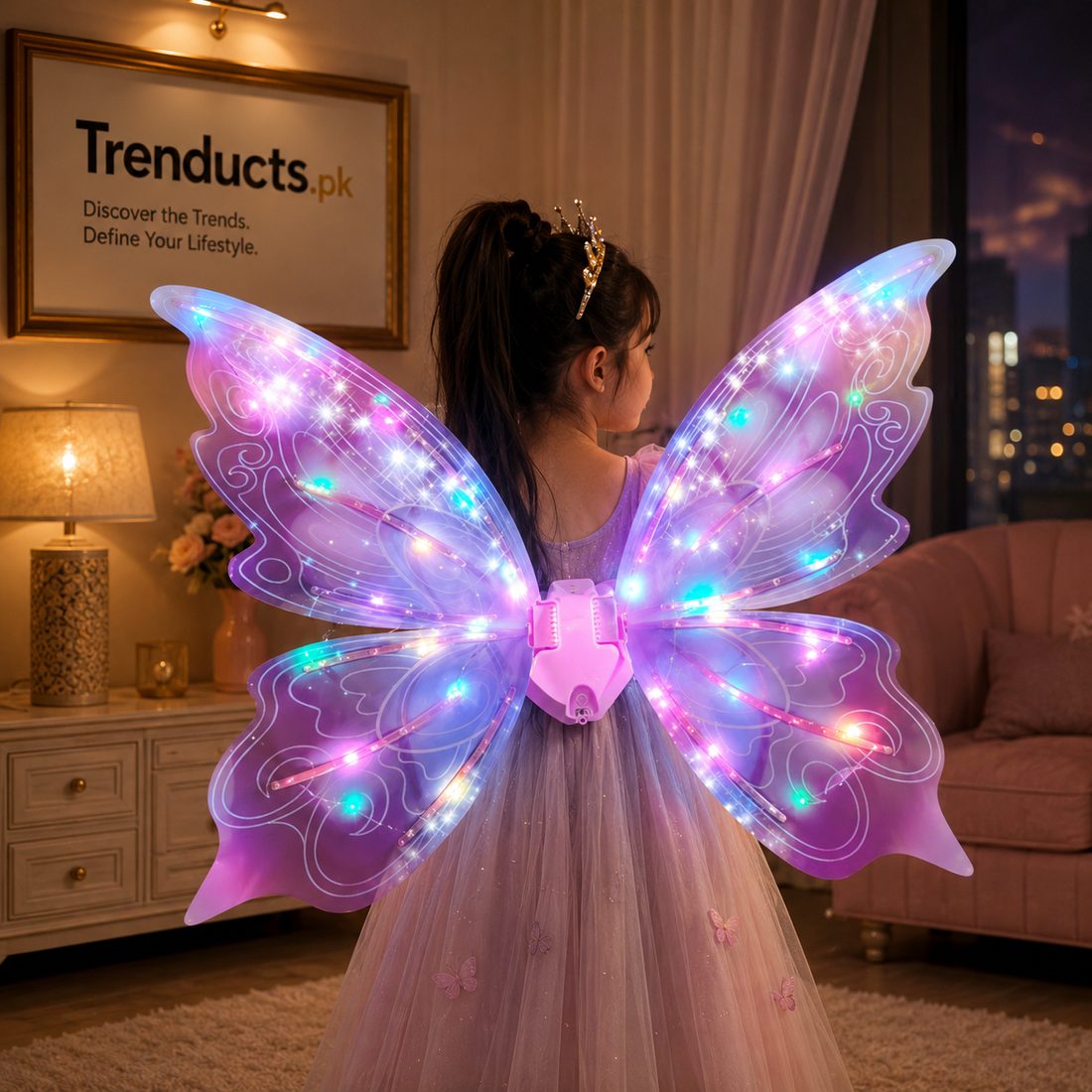 Electric Light-Up Moving Fairy & Butterfly Wings
